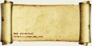 Anđelija Đinđić vizit kartica